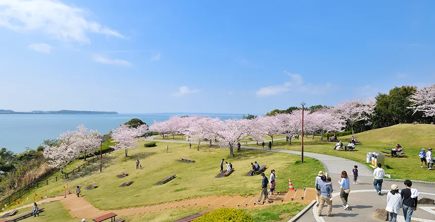 写真：浜名湖の景色